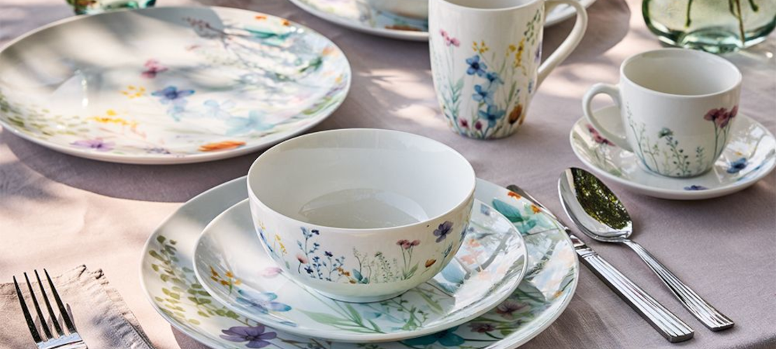 kolekcia Florenne tognana porcelanove taniere šalky misky kvety